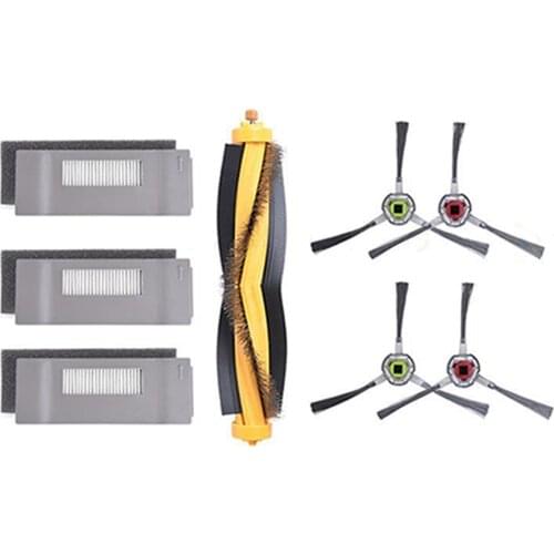 8pcs/set For DEEBOT 900 901 Main Brush Side Brushes Filters for ECOVACS DEEBOT 900 901 Robotic Vacuum Cleaner Accessories