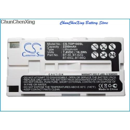Cameron Sino 2200mAh Battery Z1007 for Hioki LR8410, LR8510, LR8511, BT-66Q For Sokkia SHC250, SHC2500