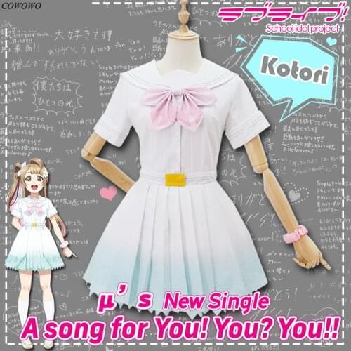 Anime! lovelive μs 8th A song for You ! Rin Eli Maki Umi Niko All Members sj Lolita Dress Uniform Cosplay Costume Free Shipping