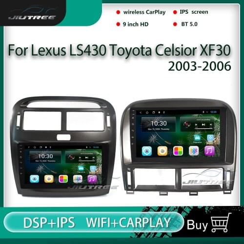 Android Car Radio For Lexus LS430 2000 - 2006 For Toyota XF30 2 Din Multimedia Player Auto Stereo Tape Recorder GPS Navigation