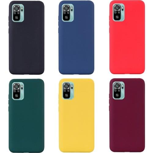 For Xiaomi Redmi Note 10 Pro Case Soft Silicone Redmi Note 10s Back Cover Phone Case for Redmi Note 10 Pro Max Case Coque Funda