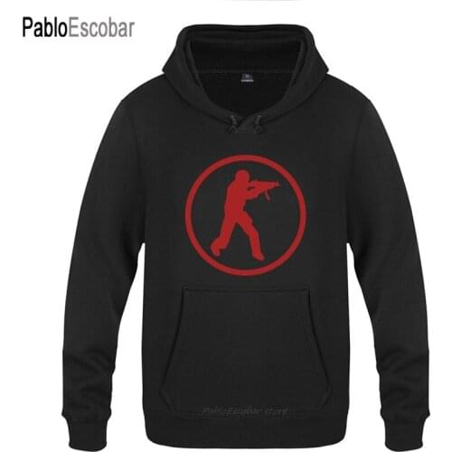 Counter Strike CS Game Hoodies Men Mens Pullover Fleece Hooded Sweatshirts