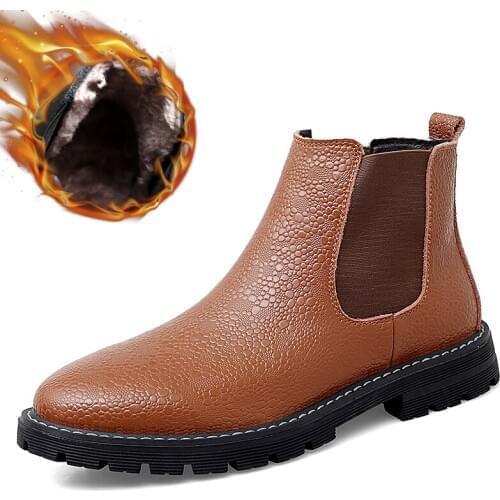 Mens Winter Boots Fine Zero China