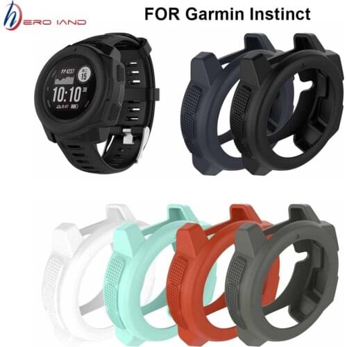 Hero Iand 6 Color Super Light Sports Silicone Protective Case for Garmin Instinct Sports Smart Watch