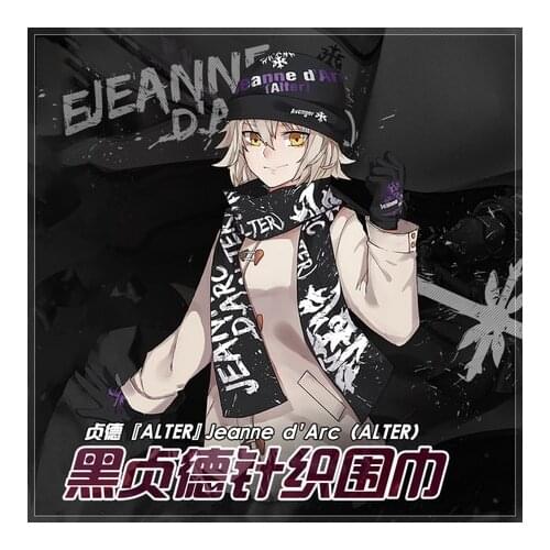 2021HOT Fate/Grand Order FGO Jeanne d'Arc Cosplay Men Women Autumn Winter Gifts Warm Soft Neckerchief Student Knitted Scarf Xmas