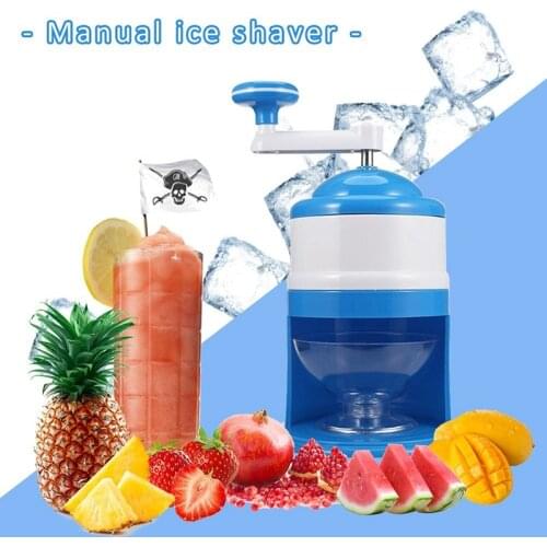EAS-Household Easy Ice Shaver Crusher Handheld Snow Manual Crushing Ice Machine