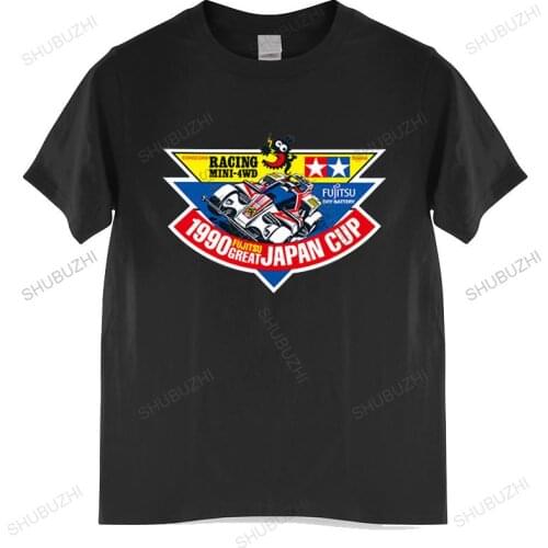 Fashion brand t shirt mens MINI 4WD T-shirt 1990 Japan Cup - vintage tamiya cotton tshirt unisex t-shirt teenagers cool tops