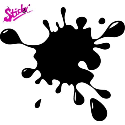 STICKY Blot Ink Decal High Quality Car Decorative Cover Scratch Personalized PVC Waterproof Decal Black/White