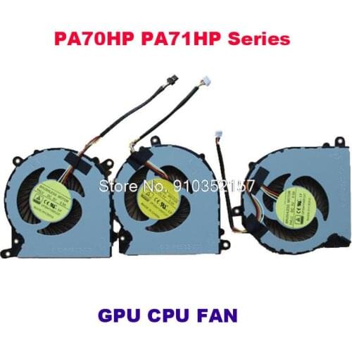 Laptop CPU/GPU FAN For CLEVO PA70HP PA70HS-G PA71HS PA70HP6-G PA71HP6 6-31-PA702-103 PA70ES PA71 PA71ES New