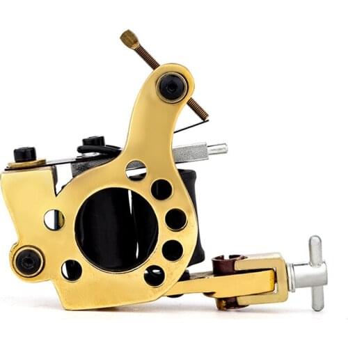New Pure Copper Turntable 10 Warps Coil Tattoo Machine Rotary Liner Shader Permanent Makeup Tattoo Gun Microblading Machine 5-8V