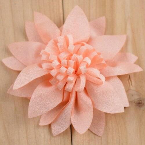 Wholeslae 2.8'' NEW Ballerina Chiffon Flower 14 colors Fabric Craft Flowers for headbands Free Shipping 200pcs/lot MH15