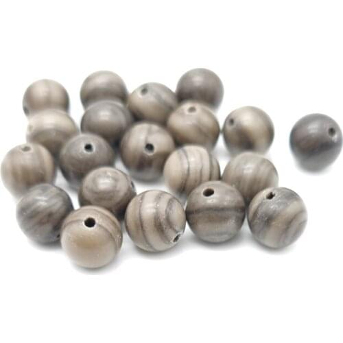 Wholesale 8mm Black Malachite Natural Stone Round Loose Beads for Jewelry Making Accessories Necklace Bracelet DIY