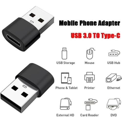 USB 3.0 Male to Type C Female Adapter Converter For iPhone 12 PC laptop Type C Earphone Cables Adapter PD to USB Charger Adapter