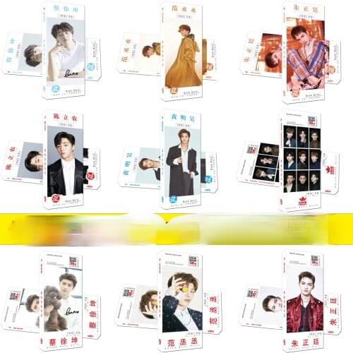 Star Series Bookmark Nine Percent Wang Linkai Chen Linong Cai Xukun Exquisite Bookmarks One Box of 36 Bookmarks Student Bookmark