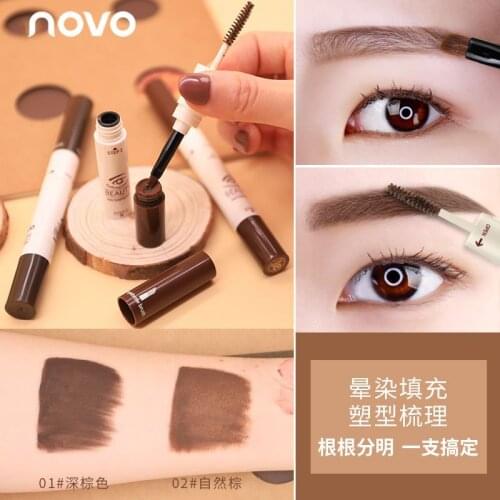 Stereo Plastic Quick-Dry Eyebrow Gel Waterproof Long-lasting Non-Marking Korean Style xue sheng kuan Eyebrow Powder