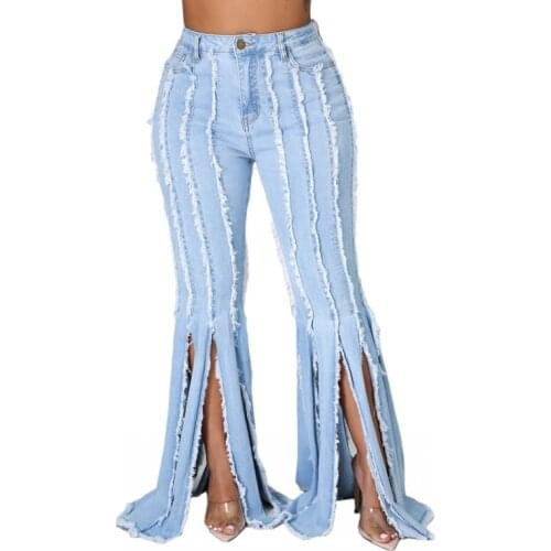 Женские джинсы клеш YIWQFIRTUPASKMB China At AliExpress