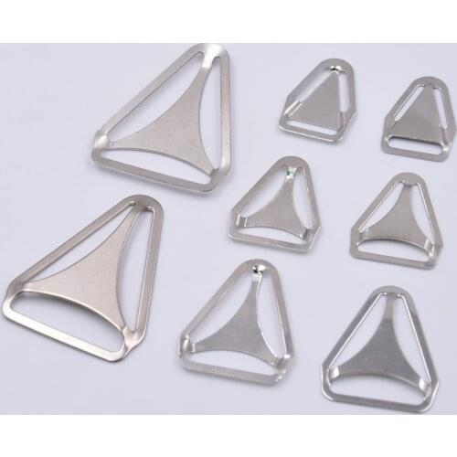 10pcs DIY Suspender Clip Triangle Hardware Supplies Suspenders Hardware