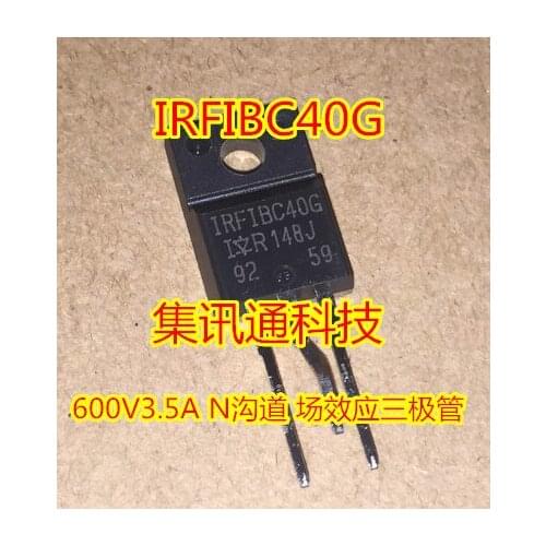 100% New&original IRFIBC40G TO-220F 600V3.5A N