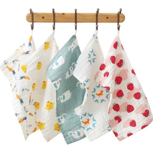 2Pcs Muslin Cotton Baby Scarf Swaddle Bath Towel Newborns Handkerchief Bathing Feeding Face Washcloth Wipe Burp Cloths