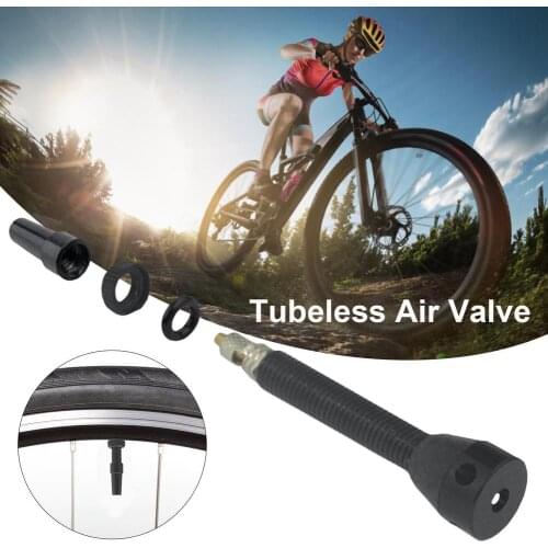 2PCS Vacuum Tire Valve Tubeless Air Valve Aluminum Alloy Cap Anti-Tire Repair Fluid Backflow For Road Bike