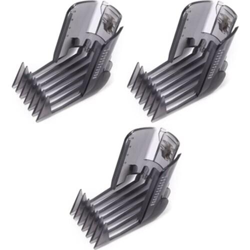 3Pcs Practical Hair Trimmer Cutter Barber Head Clipper Comb Fit for QC5130 QC5105 QC5115 QC5120 QC5125 QC5135