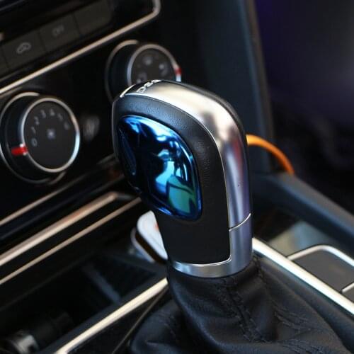 Car Styling Gear Shift Knob Head Sticker Trim for Volkswagen VW POLO CC Golf 7 6 Bora Tiguan Passat B5 B6 B7 Jetta MK5 MK6