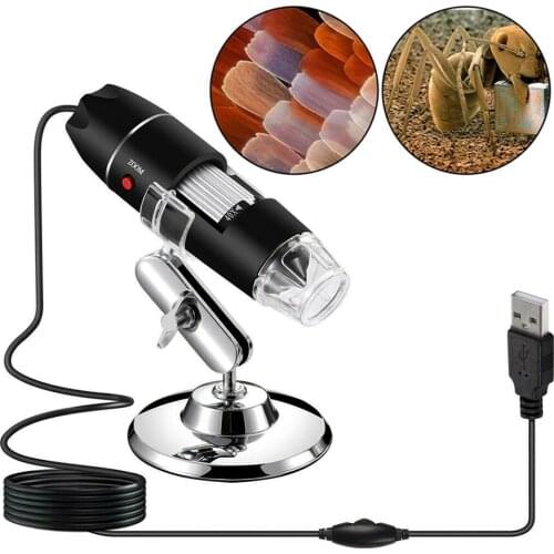 1600X Digital Microscope HD 1080P 8 LED Magnifier USB Electronic Microscope Camera For Mobile Phone Tablet Repair