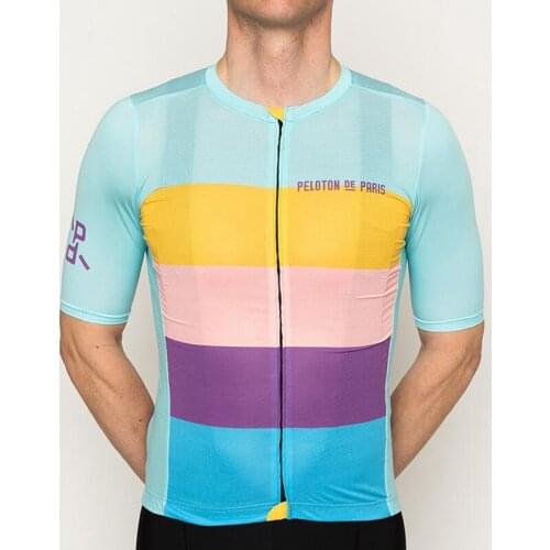 PELOTON DE PRRIS Ropa Ciclismo 2022 Team race short sleeve cycling Jersey Lightweight breathable road bike tops Custom name