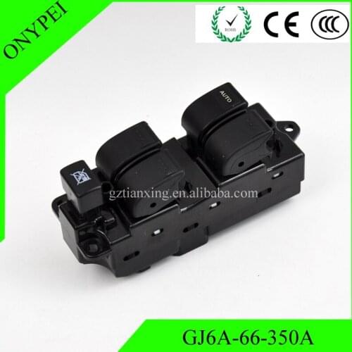 Power Window Master Control Switch GJ6A-66-350A For 2003 2005 Mazda 3 2.3L 3.0L GJ6A 66 350A GJ6A66350A
