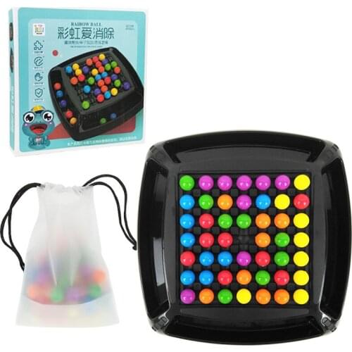 Puzzle Rainbow Ball Elimination Chess Board Game Training Interactive Puzzle Family Gathering Interactive Childrens Party Toys