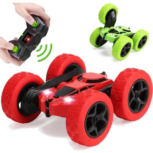 JTY Toys RC Stunt Car High Speed Tumbling Crawler Vehicle 360 Degree Flips Double Sided Driving Radio Controlled Cars Toy RC Car