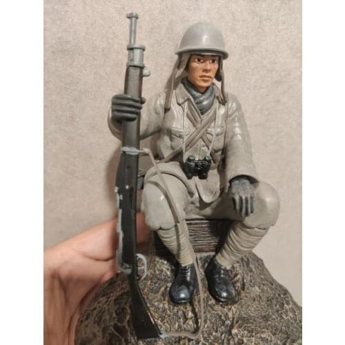 Chinese soldiers in World War II Assembly Elite Force 1:15 Military Action Figure Doll Statue