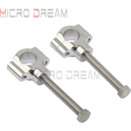 Motorcycles 7/8'' Handlebar Risers Cafe Racer Universal For Honda Yamaha Harley XS650 CB250 XJR1300 Bobber 22mm Bar Mount Clamp