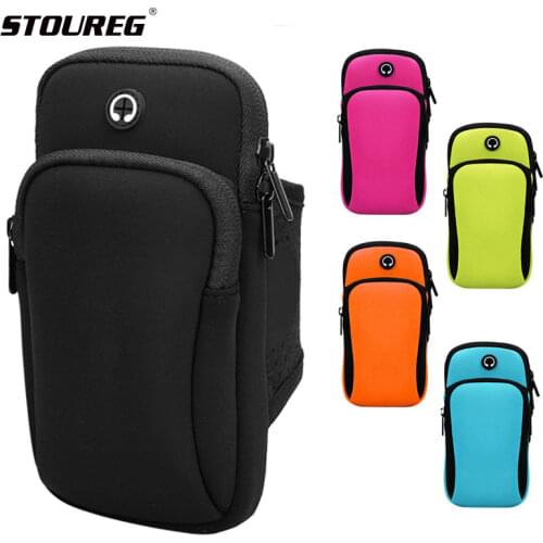 Running Mobile Phone Arm Bag,Outdoor Sports Fitness Hiking Strap Pocket Armband Bag,Unisex Riding Running Accessories Arm Pack