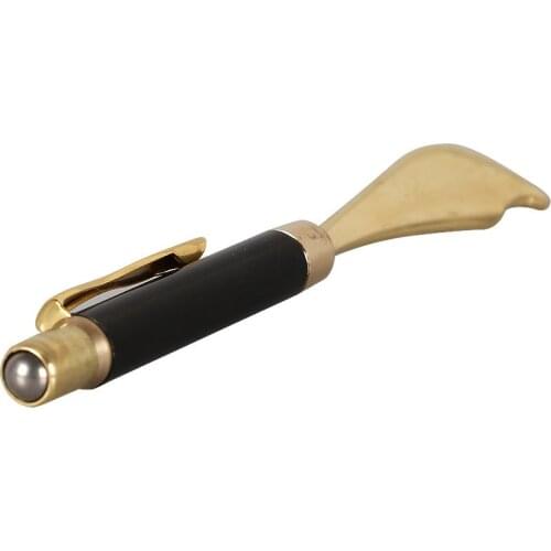 Brand New Pure Copper Metal GuaSha Board /Acupoint Massage Scraping Knife / Acupuncture Guasha Massage Pen Foot massage bar tool