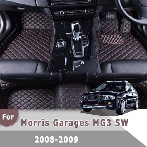 RHD Carpets For Morris Garages MG3 SW 2009 2008 Car Floor Mats Waterproof Custom Foot Pads Auto Styling Interior Accessories