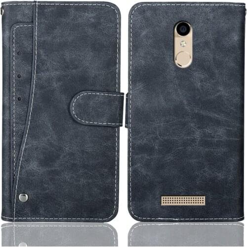 Luxury Wallet Vivax Point X2 Case 5.5" Vintage Flip Leather Cases Business Protective Cover With Front Card Slots Phone Book