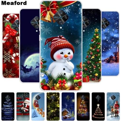 Christmas Cartoon Case For VIVO V17 Neo Case Silicone Soft TPU Cover for VIVO V17 6.38" V 17 Neo V17 Pro Case S1 1907 Fundas