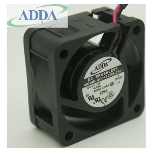 FOR ADDA AD0412MB-C50 4020 12V 0.08A dual ball bearing switch hard disk video recorder cooling fan