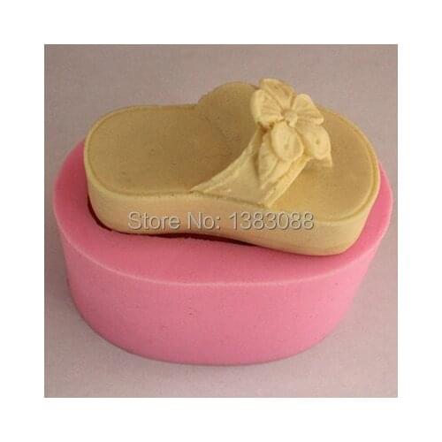 Flip flops Craft Art Silicone Soap mold Craft Molds Handmade soap molds DIY 351