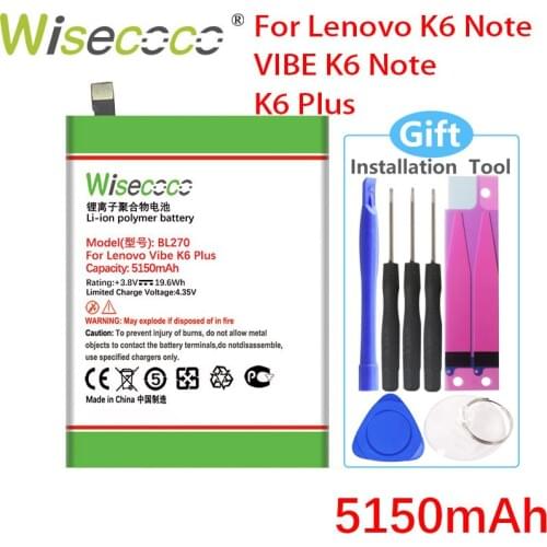 WISECOCO BL270 For Lenovo K6 Note K53a48 Vibe K6 Plus G Plus G5 Plus Smart Phone High Quality