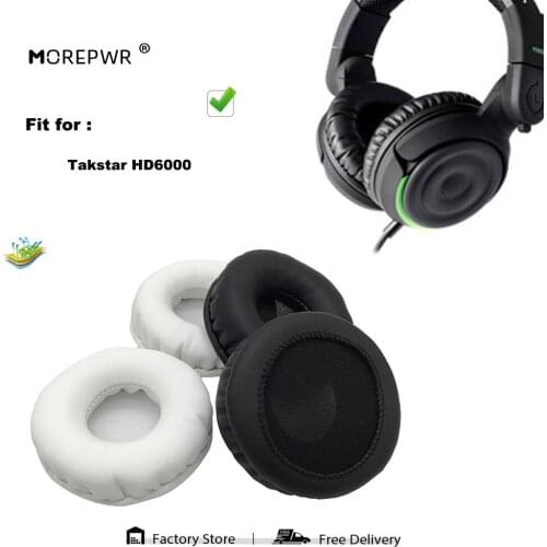 Replacement Ear Pads for Takstar HD 6000 HD6000 HD-6000 Headset Parts Leather Cushion Velvet Earmuff Earphone Sleeve Cover