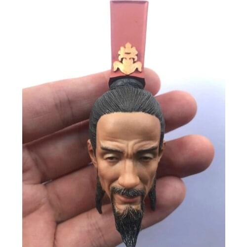 1/6 Scale Three Kingdoms Si Mayi Head Sculpt Ancient Male Soldier Head Carving Model Toy