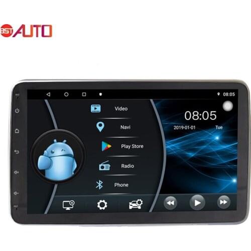 Bosstar 2idn 10inch car player android car radio multimedia car stereo with adjustable panel WIFI GPS navigation