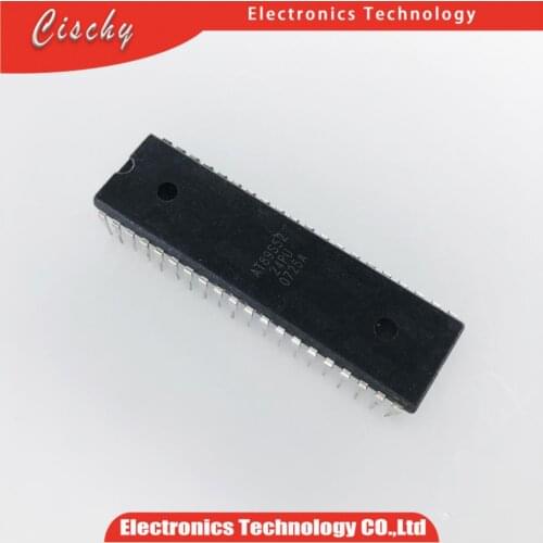 2pcs/lot AT89S52-24PU AT89S52-24PI AT89S52 AT89S52-24 DIP-40 In Stock