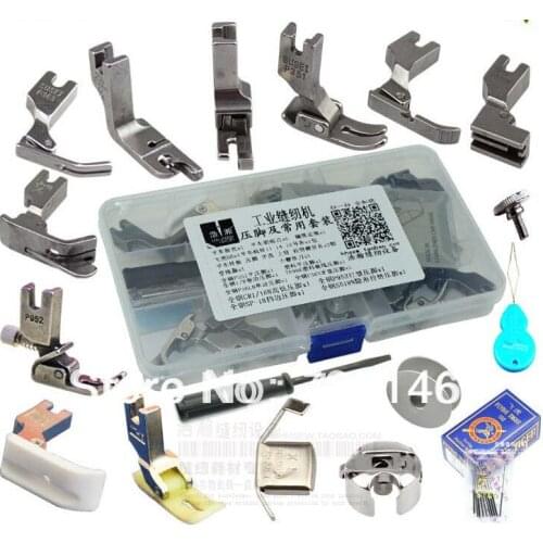 2017 New Lot 25 Presser Foot FeetSewing Machine Part Accessories for Juki for Brother Singer 974 8019 9032(gifts Box) pfaff juki