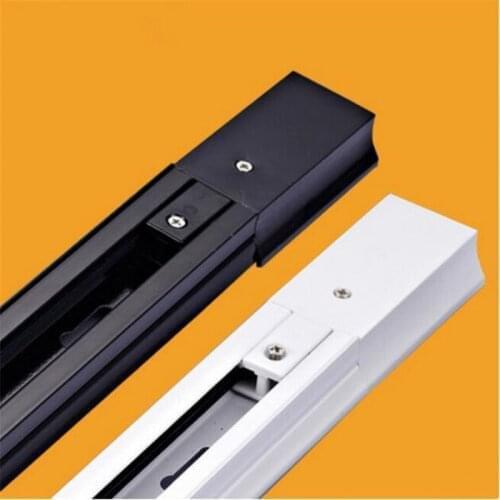 5pcs/lot 1 Meters 3 wires 1 phase International Universal Led Track Light Lamp Rail Line Metal Halide Slide Rail Connector