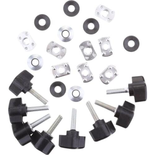 8 Sets Quick Remove Hard Top Fasteners Nuts Bolts Kits Fit for Jeep Wrangler YJ TJ JK