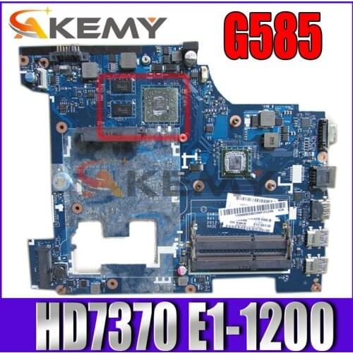Akemy QAWGE LA-8681P REV 1.0 11S90000339 For lenovo ideapad G585 laptop motherboard 15.6'' HD7370+E1-1200 CPU onboard
