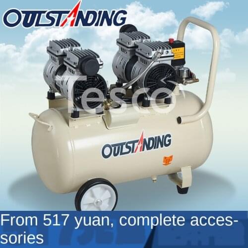 Oil-Free Silent Air Compressor Woodworking Painting Air Compressor Diatom Mud Auto-Protection Air Pump
